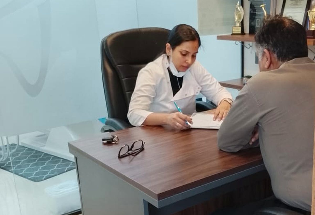 The consultation room at Molar Dental Studio, where every plan is agreed before work begins